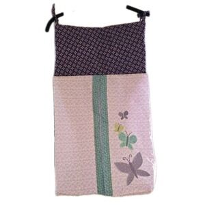 NoJo Butterflies‎ Diaper Stacker/clothes Cottagecore Nursery Lilac Purple Floral